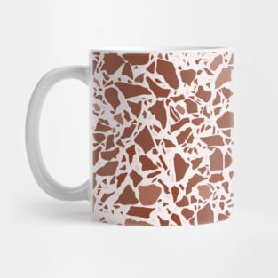 Terracotta Terrazzo Pattern Mug